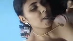 Aunty suck lover cock