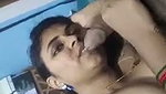 Aunty suck lover cock