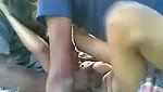 Village Young Beautiful Girl Outdoor Threesome Fucked Watch