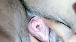 Beautiful slim girl fingering pussy in bathroom
