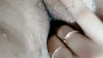 Juicy fingering in bathroom