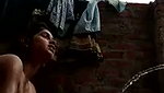 Beautiful hot bhabhi taking bath outdoor  showing