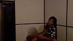 Beautiful massage center girl giving Handjob to client
