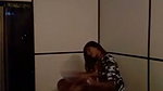 Beautiful massage center girl giving Handjob to client