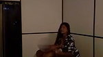 Beautiful massage center girl giving Handjob to client