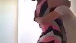 Boyfriend enjoying with gf  jerking cock