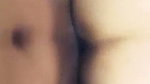 Boyfriend fuck his gf ass  moan