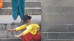 Hot bhabhi wearing panty outdoor
