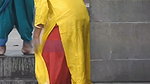 Hot bhabhi wearing panty outdoor