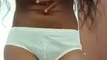 Hot girl showing her boob  finger her pussy