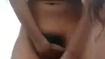 Hot girl showing her boob  finger her pussy