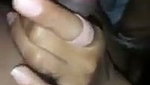 Hot girlfriend suck cock  bf cum on her stomach