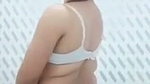 Sexy aunty showing her boob