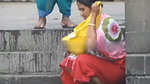 Sexy bhabhi wearing bra  show her boob