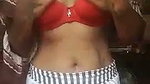 Sexy Nepali girl showing her soft boob