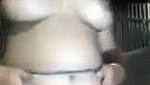 Village girl inserting powder bottle inside her pussy