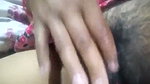Aunty rubing her pussy