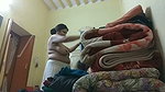 Aunty Changing dress  show huge boob
