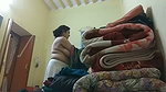 Aunty Changing dress  show huge boob