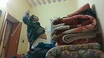 Aunty Changing dress  show huge boob