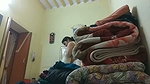 Aunty Changing dress  show huge boob