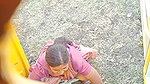 Aunty pissing outdoor  showing