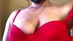 Cherry Jerry hot candle wax on boobs great view
