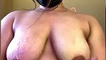 Cherry Jerry hot candle wax on boobs great view