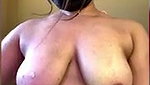 Cherry Jerry hot candle wax on boobs great view