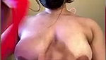 Cherry Jerry hot candle wax on boobs great view