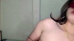 Beautiful bhabhi showing her soft boob  pressing