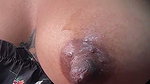 Beautiful girl showing her big nipple