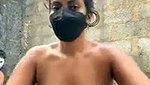 Naughty Shashi Outdoor full nude  hand cuffs show Indian