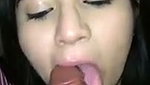 Beautiful muslim girl suck boyfriend dick