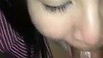 Beautiful muslim girl suck boyfriend dick