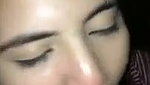 Beautiful muslim girl suck boyfriend dick