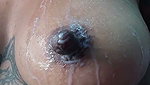 Bhabhi suck her own milk  enjoying