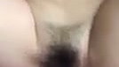 Boyfriend fuck his gf hairy pussy