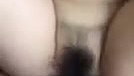 Boyfriend fuck his gf hairy pussy