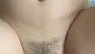 Boyfriend fuck his gf hairy pussy