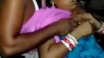 Jija boob pressing  showing