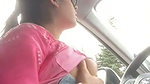 Mumbai girl showing her boob inside car