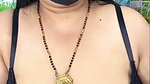 Telugu bhabhi showing her sexy boob