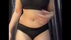 Your  muskan12 navel show lingerie show