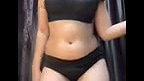 Your  muskan12 navel show lingerie show