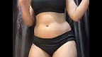 Your  muskan12 navel show lingerie show
