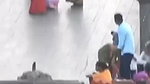 Aunty show her boob while changing outdoor
