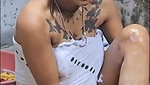Village pregnent wife bath full face record and after bath 20260821 152853976