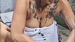 Village pregnent wife bath full face record and after bath 20260821 152853976