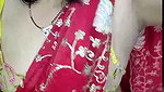 Bhabhi showing her boob in transparent blouse